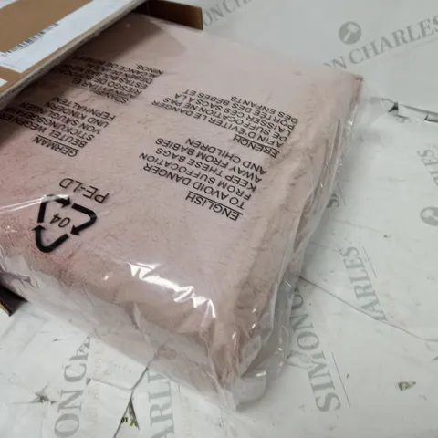 COZEE HOME HEATED BLANKET IN PINK