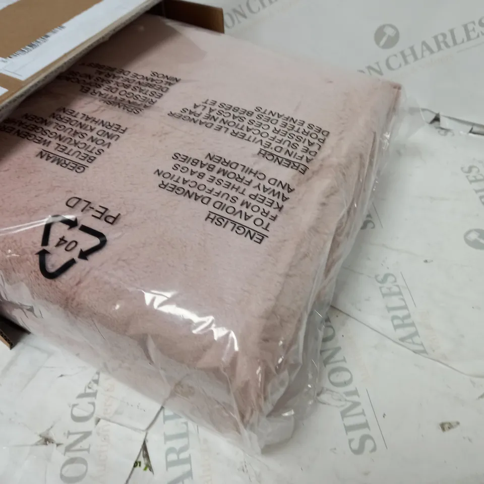 COZEE HOME HEATED BLANKET IN PINK