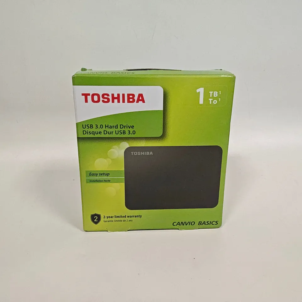 BOXED TOSHIBA CANVIO BASICS USB 3.0 HARD DRIVE