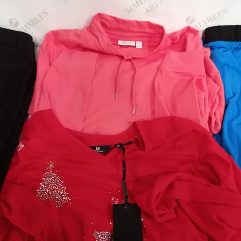 BOX OF APPROX 20 ASSORTED CLOTHING ITEMS TO INCLUDE - D&CO - MASAI - JULIEN MACDONALD ET