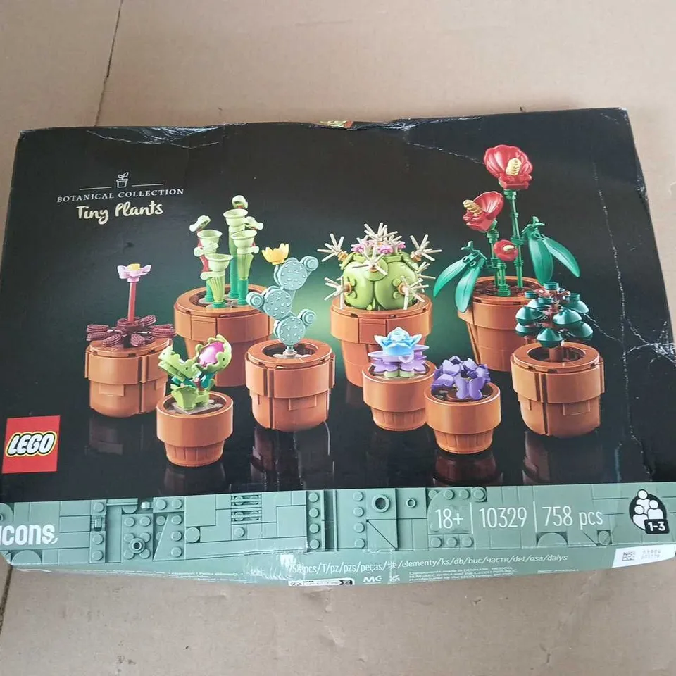 BOXED LEGO ICONS BOTANICALS TINY PLANTS 10329 RRP £44.99