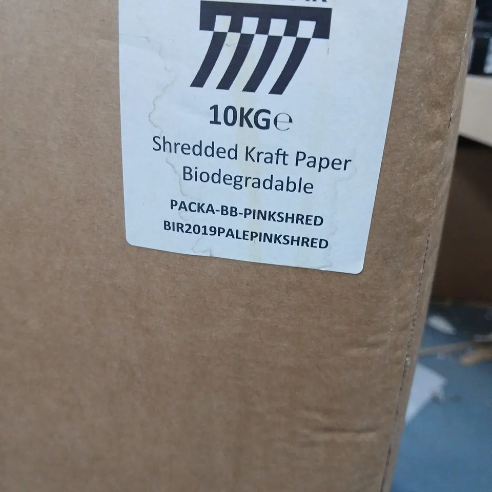 SHREDPAK PINK SHREDDED KRAFT PAPER – BIODEGRADABLE, 10KG