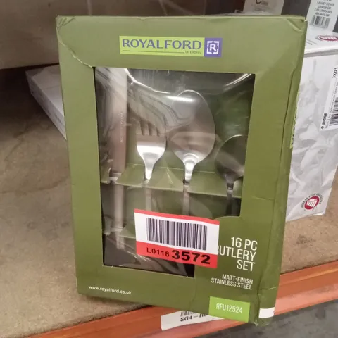BOXED ROYALFORD 16pc CUTLERY SET