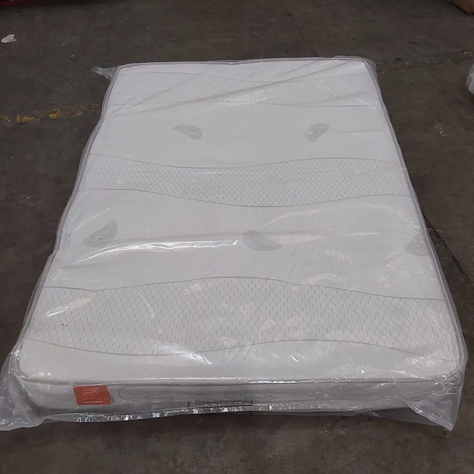 QUALITY BAGGED SERENITY 4'6" OPEN COIL MATTRESS 