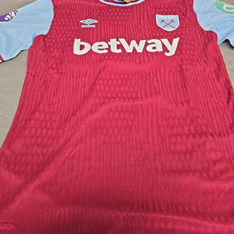 WEST HAM UNITED HOME JERSEY - BOWEN 20 - SIZE 2XL