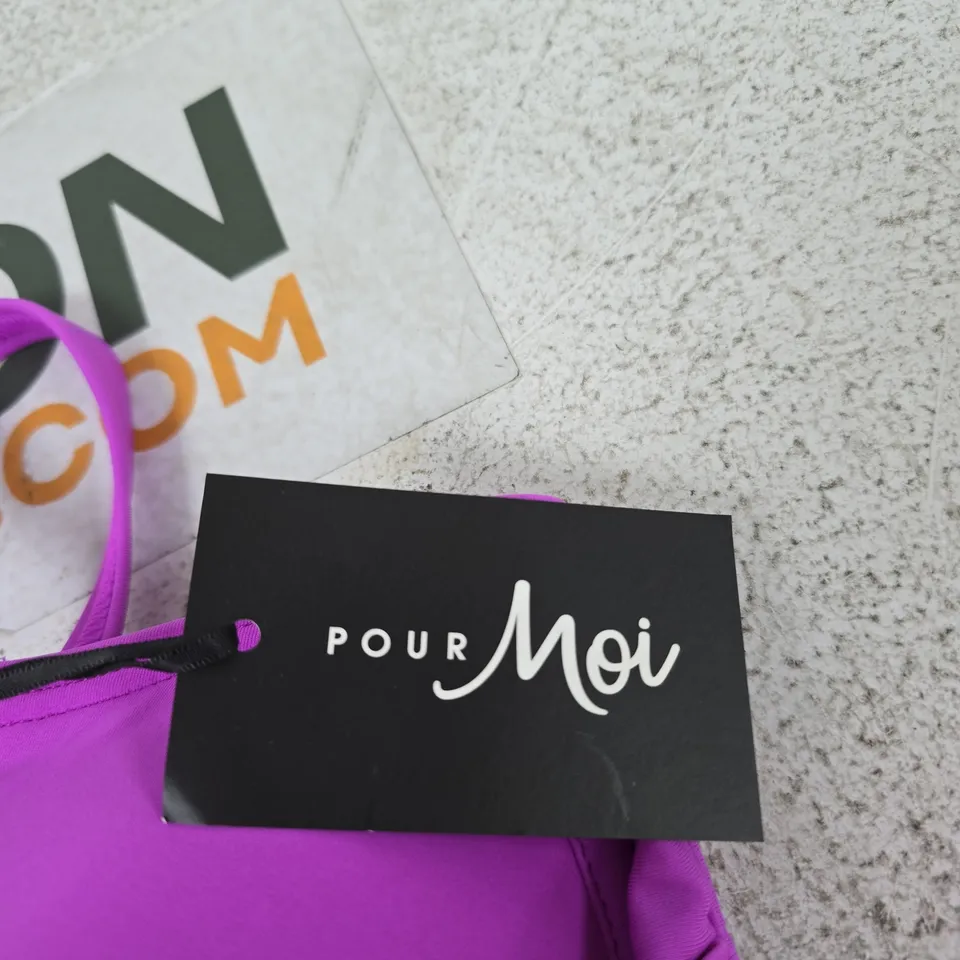 POUR MOI TWIST FRONT BIKINI TOP – ULTRAVIOLET, UK 36DD