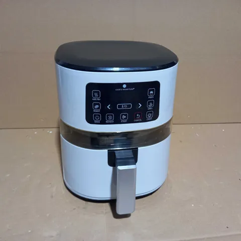 COOK'S ESSENTIALS 4.0L AIR FRYER WITH DIGITAL TOUCHSCREEN & VIEWING SCREEN - COOL GREY