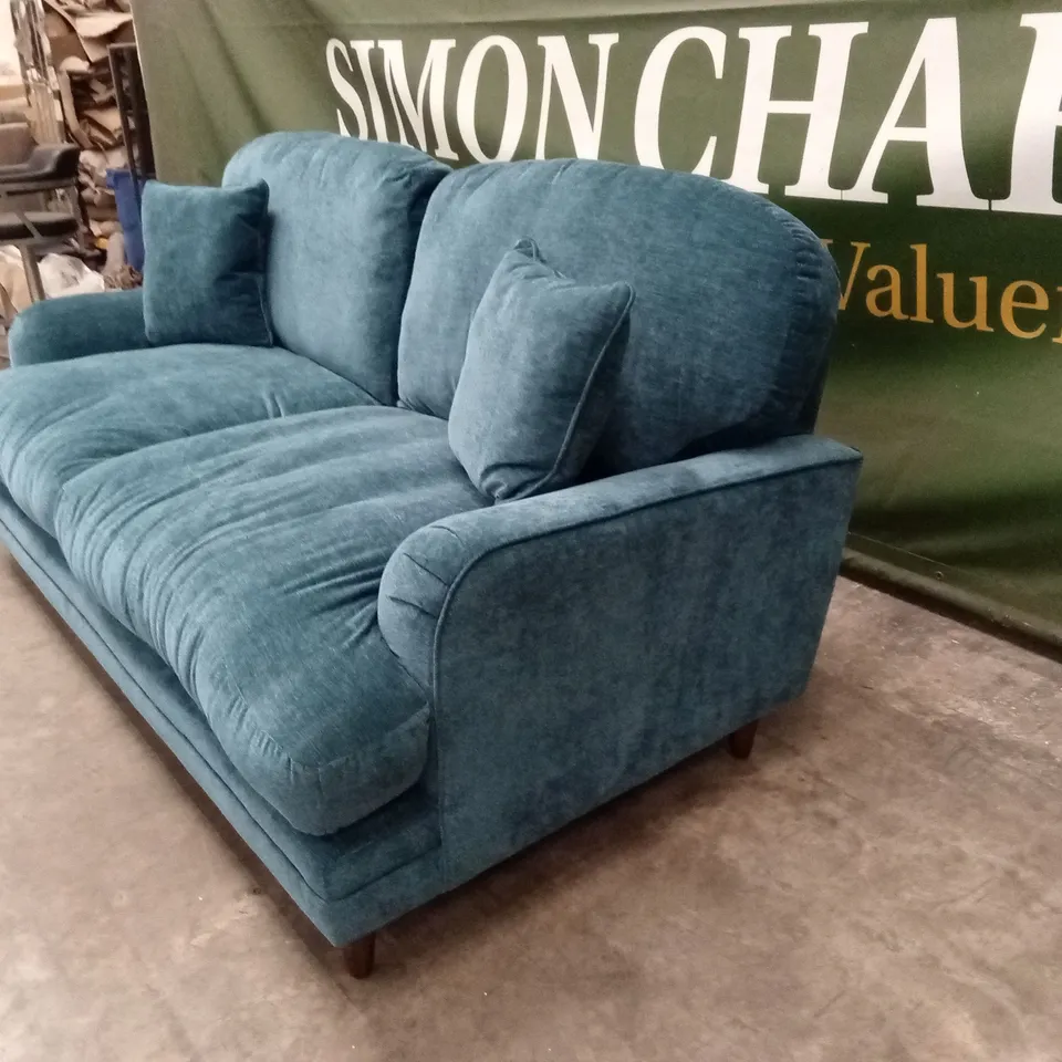ADAKU 3 SEATER SOFA - TEAL