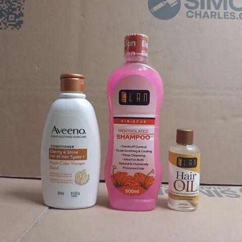 APPROXIMATELY 20 ASSORTED COSMETIC ITEMS TO INCLUDE AVEENO, ELAN, ETC - COLLECTION ONLY