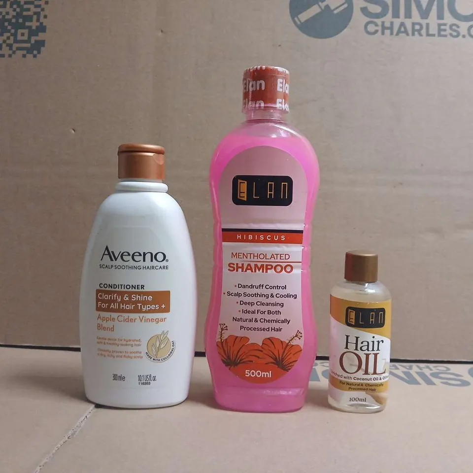 APPROXIMATELY 20 ASSORTED COSMETIC ITEMS TO INCLUDE AVEENO, ELAN, ETC - COLLECTION ONLY