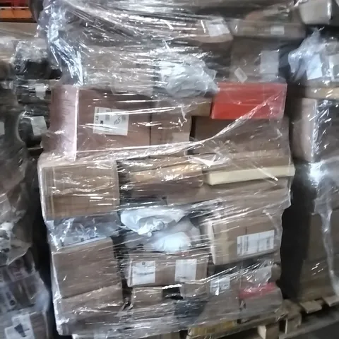 PALLET CONTAINING ASSORTED PRODUCTS INCLUDING SIDE MIRROR,DISH DRYING RACK, AC COMPRESSER, POWER TOOL BATTERY  AND OTHER ASSORTED ITEMS...