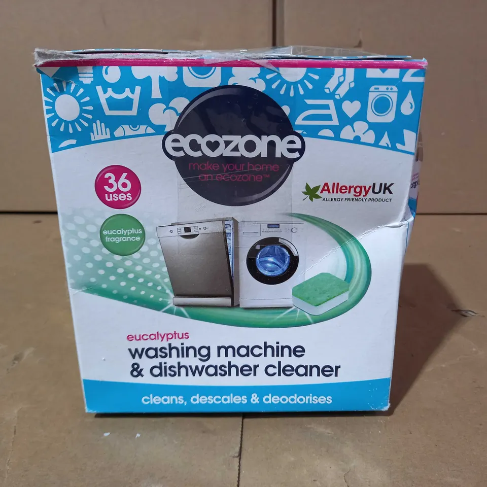 ECOZONE EUCALYPTUS WASHING MACHINE & DISHWASHER CLEANER TABLETS