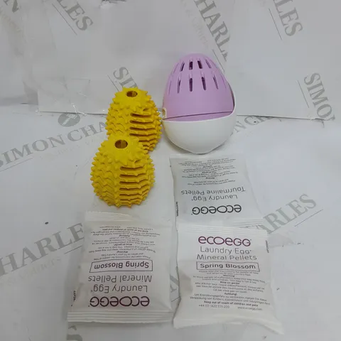 BOXED ECOEGG 750 WASHES LAUNDRY EGG KIT WITH DRYER EGGS & DETOX TABLETS