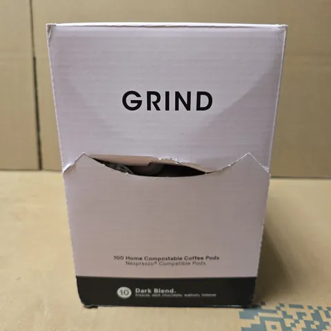 GRIND DARK BLEND NESPRESSO-COMPATIBLE COFFEE PODS – 100 PODS