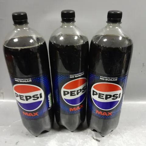 3 X PEPSI MAX BOTTLES - 3 X 2L - COLLECTION ONLY 