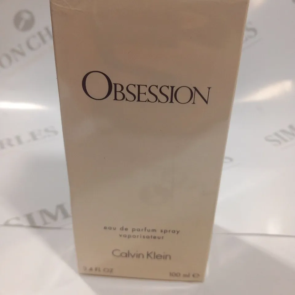 BOXED AND SEALED CALVIN KLEIN OBSESSION EAU DE PARFUM 100ML