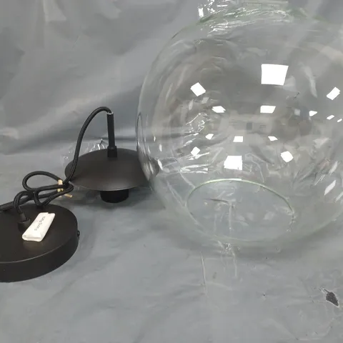 BOXED HABITAT COLEMAN MATT BLACK PENDANT - COLLECTION ONLY