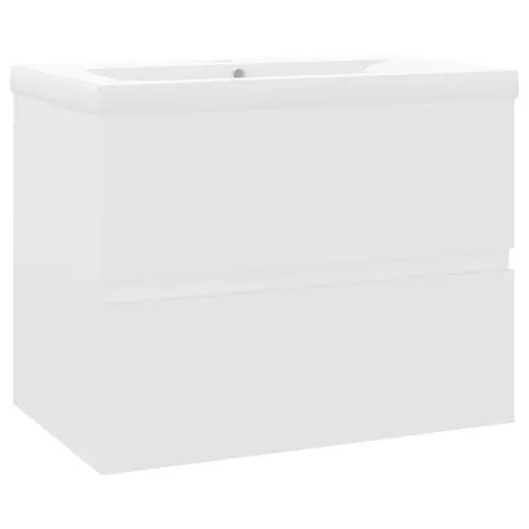 BOXED DYNISHA 395mm WALL HUNG SINGLE VANITY UNIT (2 BOXES)