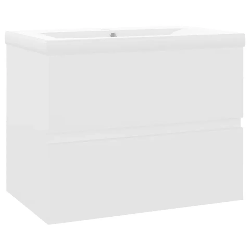 BOXED DYNISHA 395mm WALL HUNG SINGLE VANITY UNIT (2 BOXES)