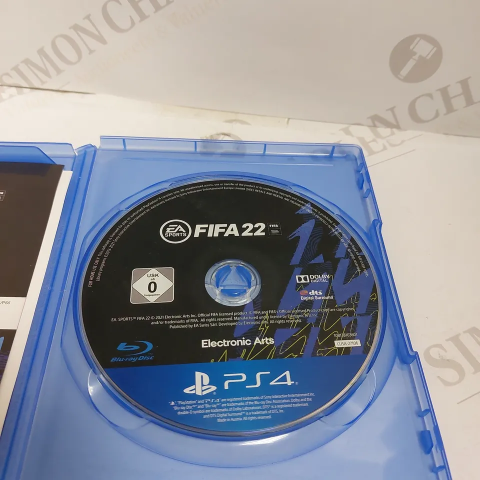 FIFA 22 ON PS4 