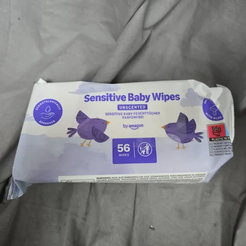 APPROXIMATELY 18 PACKS OF SENSITIVE UNSCENTED BABY WIPES