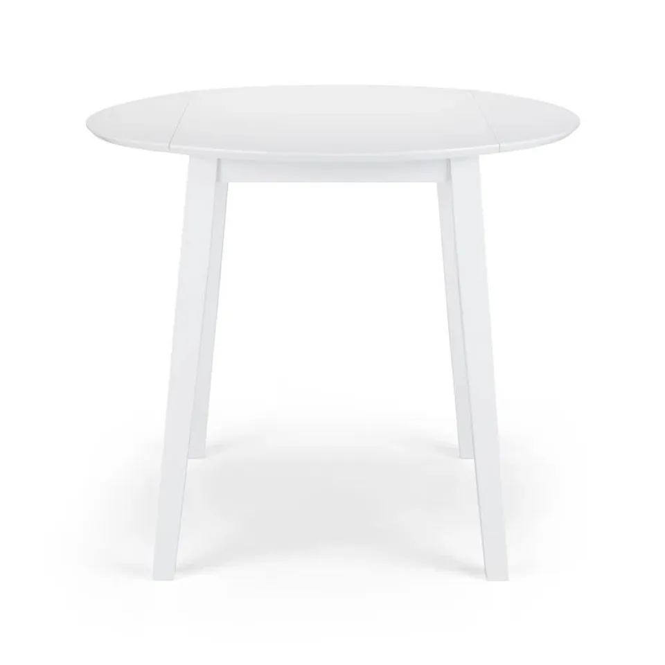 BOXED EXETER EXTENDABLE DINING TABLE - WHITE (1 BOX)