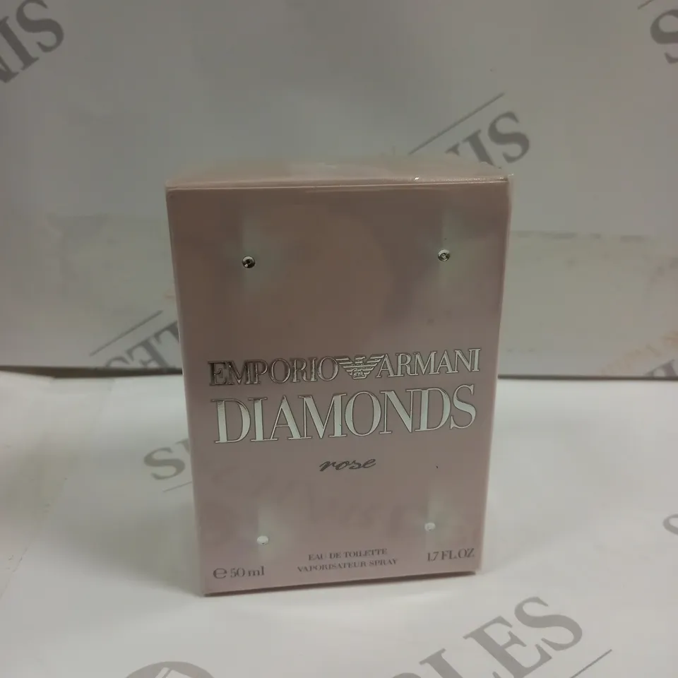 BOXED AND SEALED EMPORIO ARMANI DIAMONDS ROSE EAU DE TOILETTE 50ML