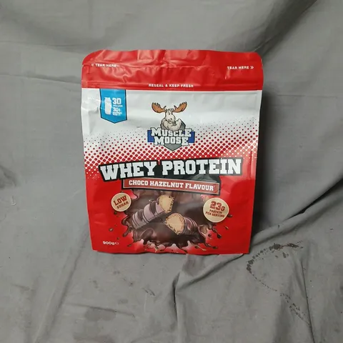 MUSCLE MOOSE WHEY PROTEIN – CHOCOLATE HAZELNUT FLAVOUR, 900G