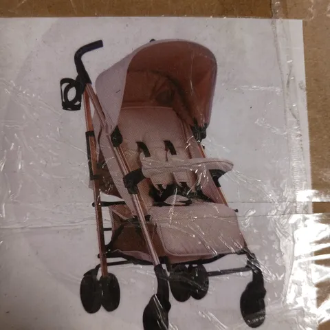 BOXED MY BABIIE BILLIE FAIERS MB51 ROSE GOLD & BLUSH STROLLER - COLLECTION ONLY