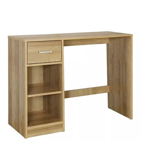 METRO DESK FSC OAK - COLLECTION ONLY