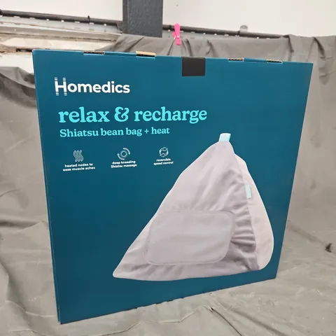 HOMEDICS RELAX AND RECHARGE SHIATSU BEEN BAG AND HEAT 