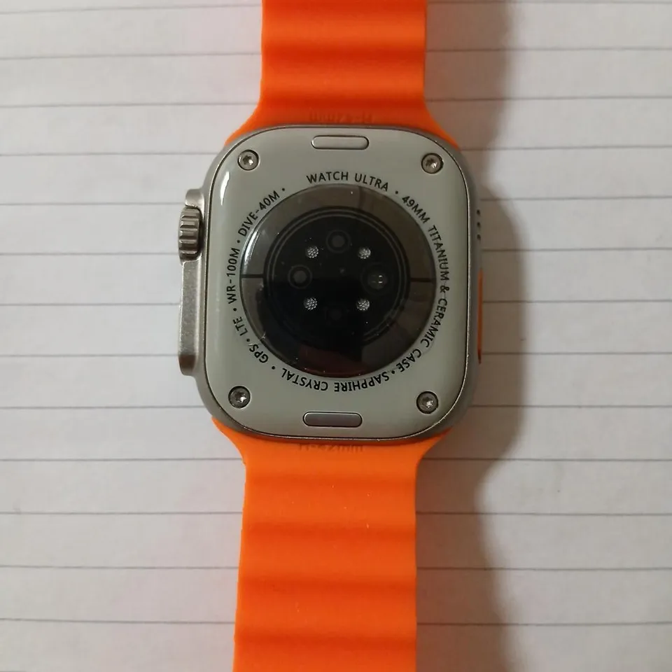 WATCH ULTRA 49MM TITANIUM CASE WITH ORANGE SPORT BAND
