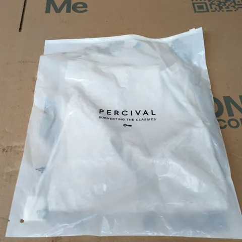 BAGGED PERCIVAL CROPPED REGULAR FIT T-SHIRT IN GREY - MEDIUM