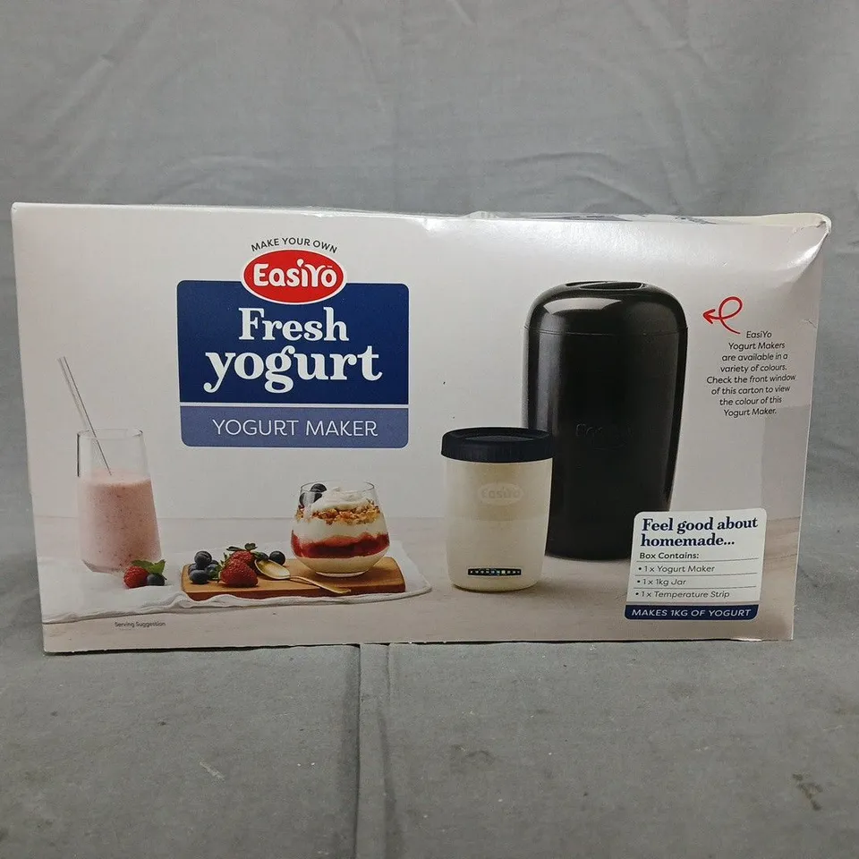 BOXED EASIYO YOGURT MAKER WITH YOGURT STORAGE JAR & EVERYDAY VANILLA SACHET