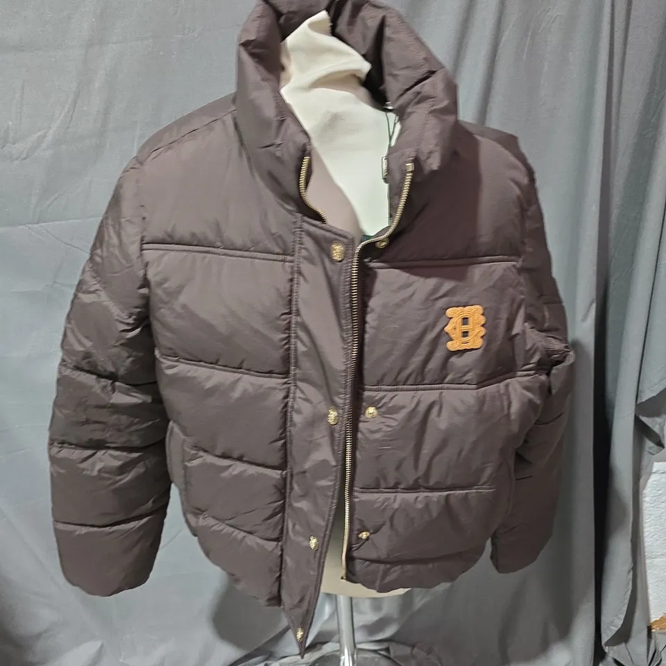 HOLLAND COOPER MILTON PADDED JACKET IN CHOCOLATE - SMALL