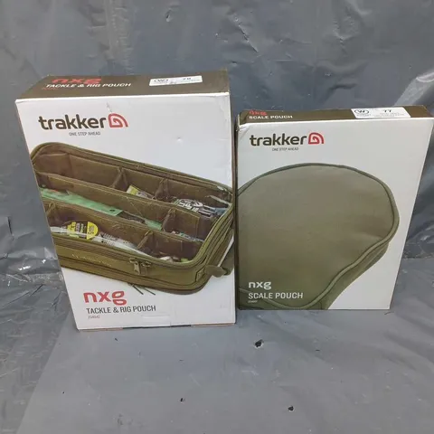 NXG TRAKKER TACKLE & RIG POUCH, AND SCLAE POUCH