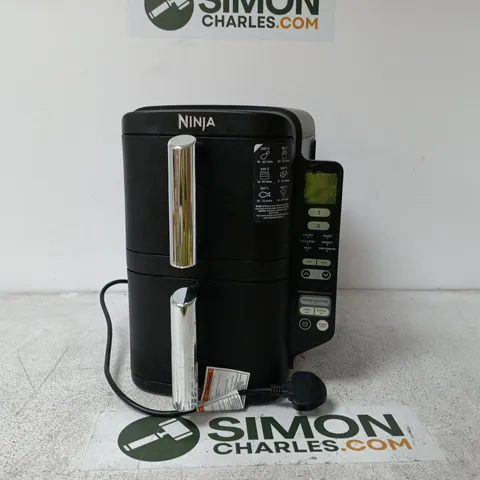 NINJA DOUBLE STACK PRO AIR FRYER / MULTICOOKER – BLACK UNBOXED