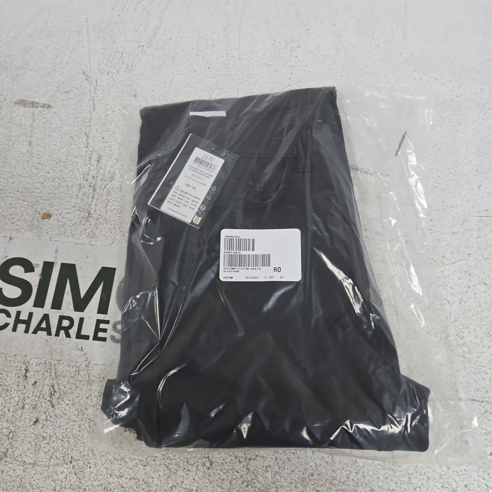 BAGGED JDY SUNNY FLARED JEANS BLACK DENIM SIZE XS/32"