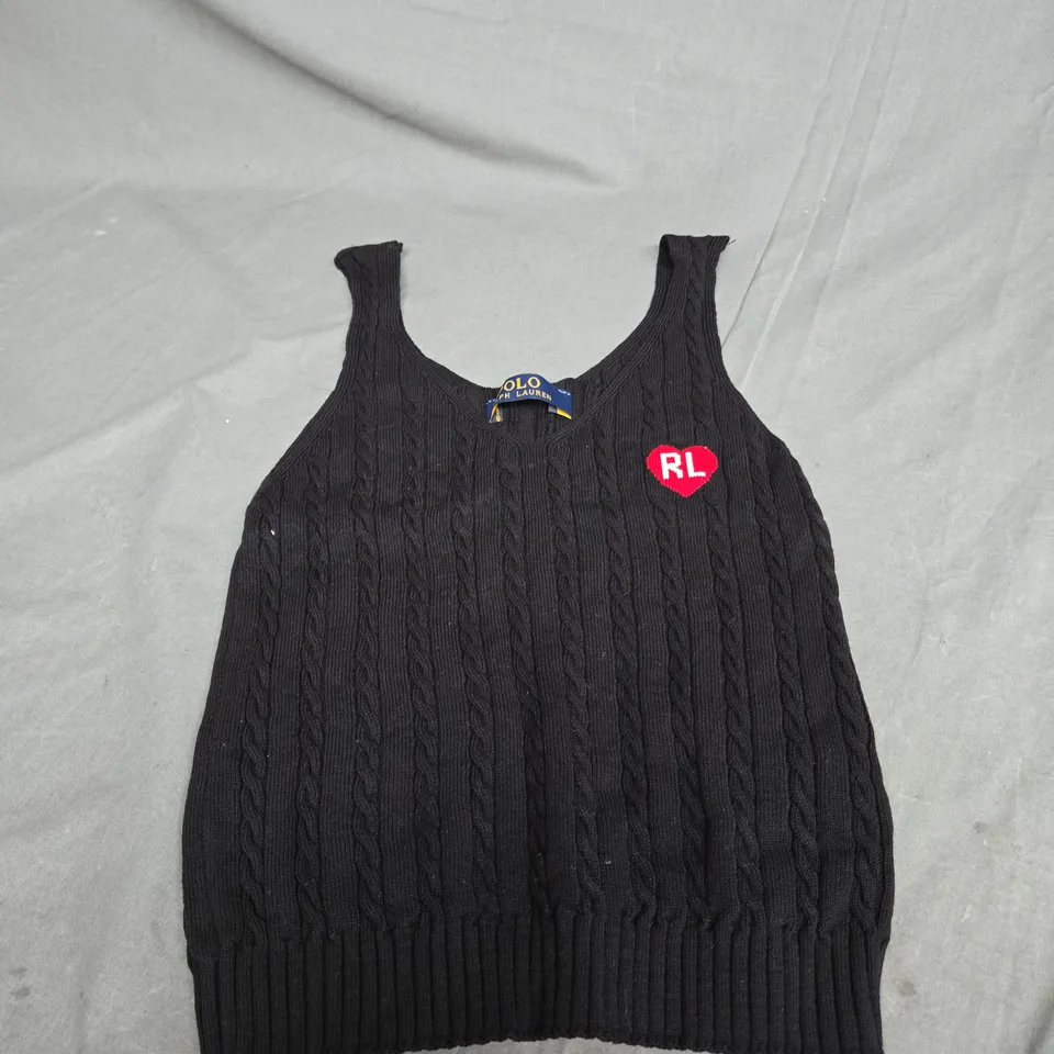 POLO RALPH LAUREN KNITTED VEST - SIZE UNSPECIFIED