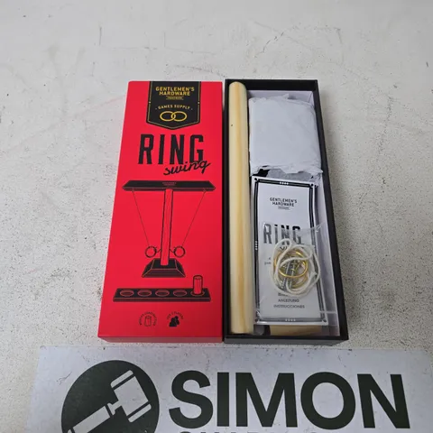 GENTLEMEN'S HARDWARE RING SWING – TABLETOP SKILL GAME (BOXED)