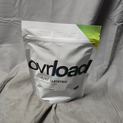 OVERLOAD CREALYTE GUMMIES SOUR GREEN APPLE FLAVOUR (90 GUMMIES)