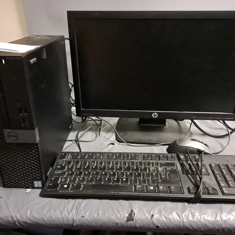 DELL OPTIPLEX 7050 INTEL I5 7500 16GB RAM COMPUTER WITH MONITOR AND KEYBOARD AND MOUSE