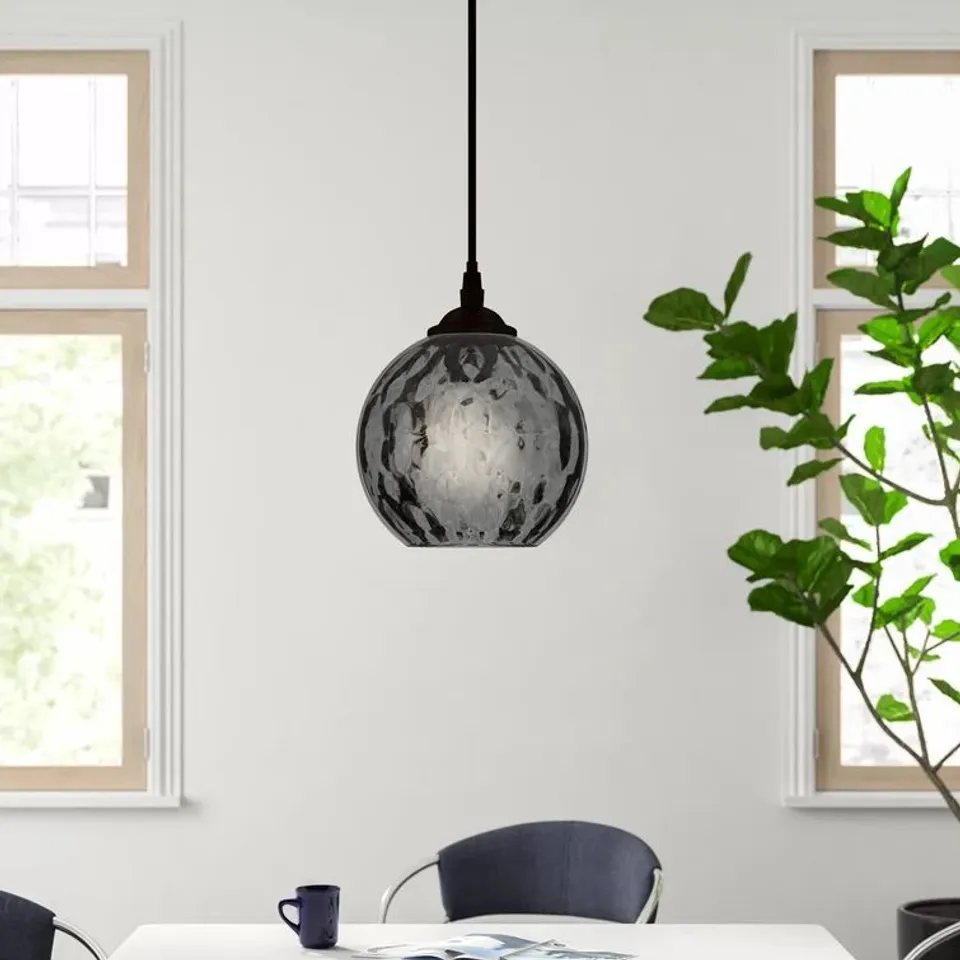 BOXED RILEY 1-LIGHT GLOBE PENDANT (1 BOX)