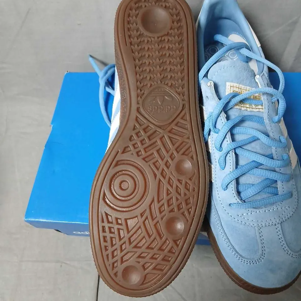 ADIDAS HANDBALL SPEZIAL SHOES – LIGHT BLUE SUEDE (BD7632) SIZE 7