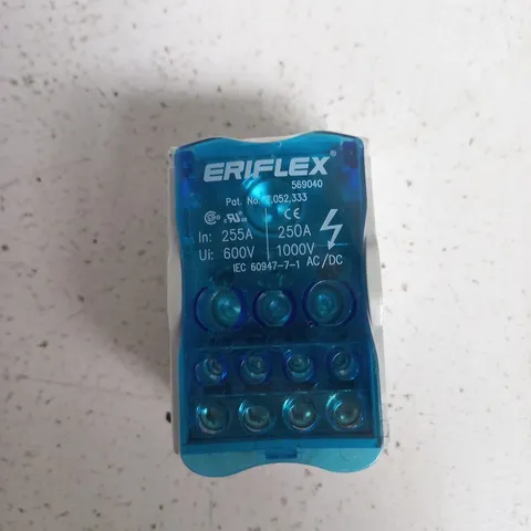 ERIFLEX BY NVENT – BLUE TERMINAL/CONNECTOR BLOCK WITH SCREW TERMINALS