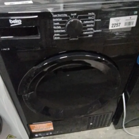 BEKO 1-8KG CONDENSER TUMBLE DRYER IN BLACK 