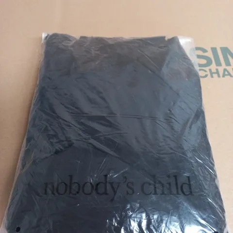 NOBODY'S CHILD REIGN MIDI DRESS – BLACK – UK8 (EU36, US4)