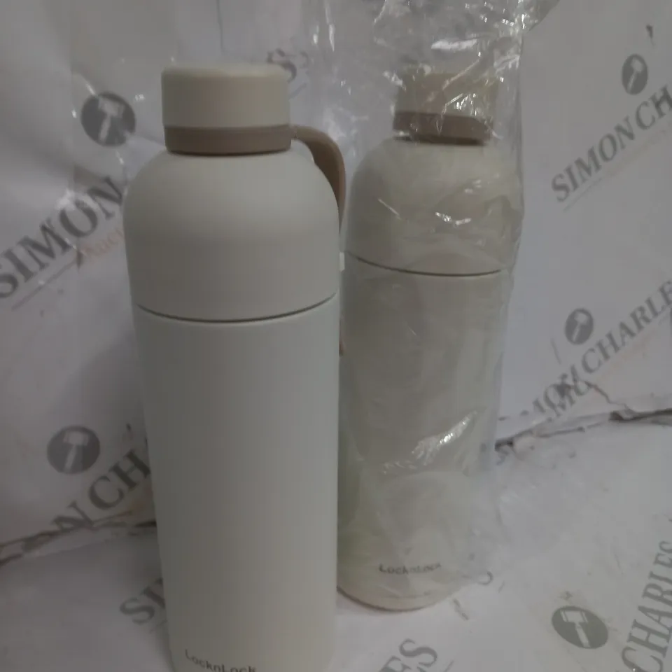BOXED LOCK & LOCK SET OF 2 INSULATED DUAL-OPENING WATER BOTTLES