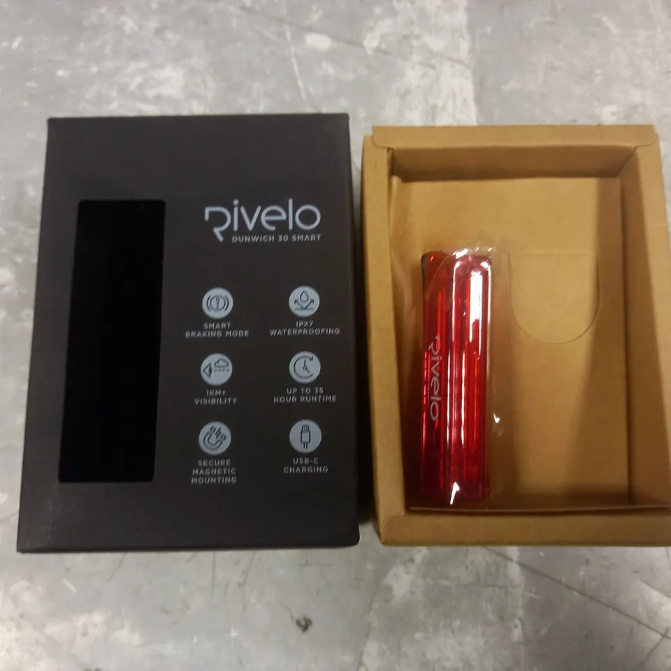 RIVELO DUNWICH 30 SMART REAR BIKE LIGHT