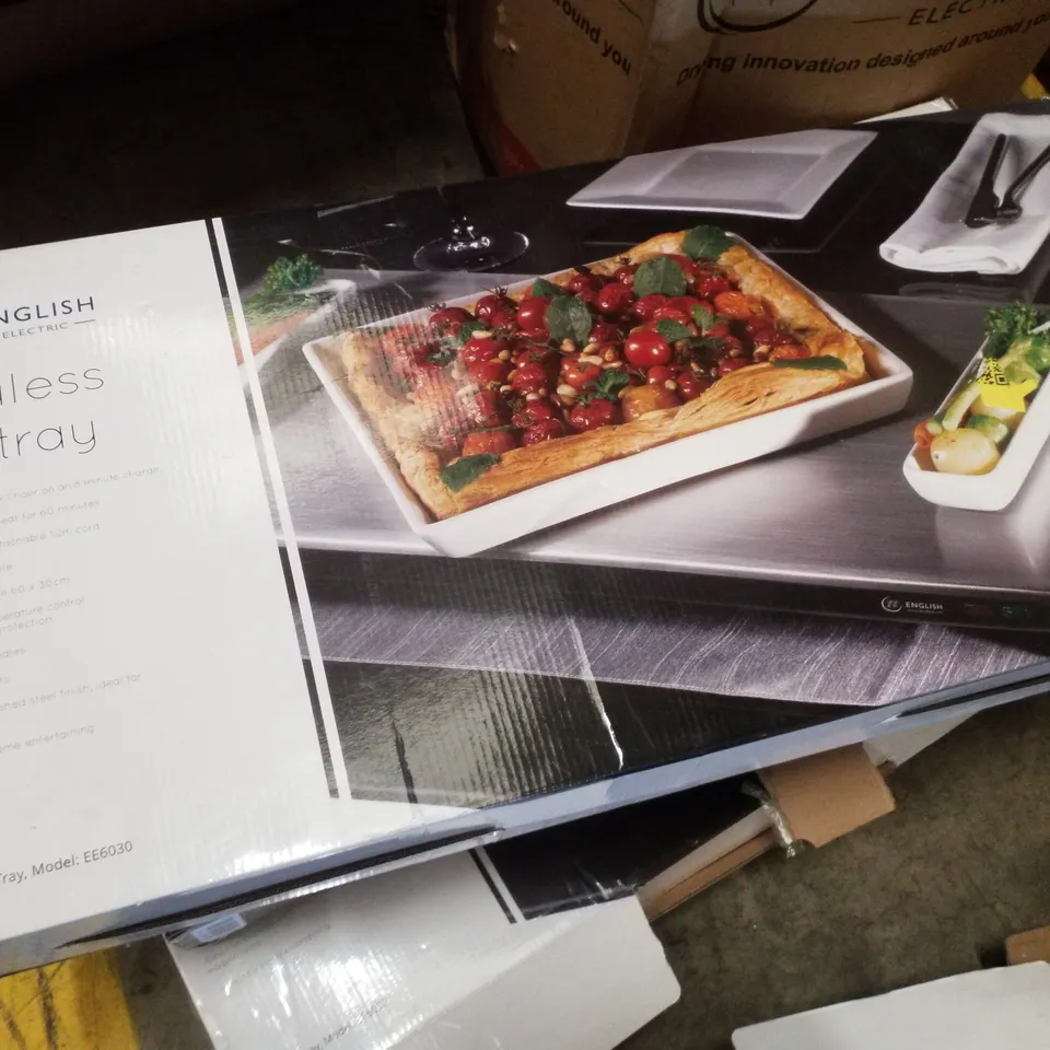 BOXED ENGLISH ELECTRIC LARGE HOT TRAY EE6030